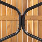 Set da esterno Christopher Knight Home Anil composto da 2 pezzi, con divano in legno di acacia e metallo e tavolino da caffè con doghe