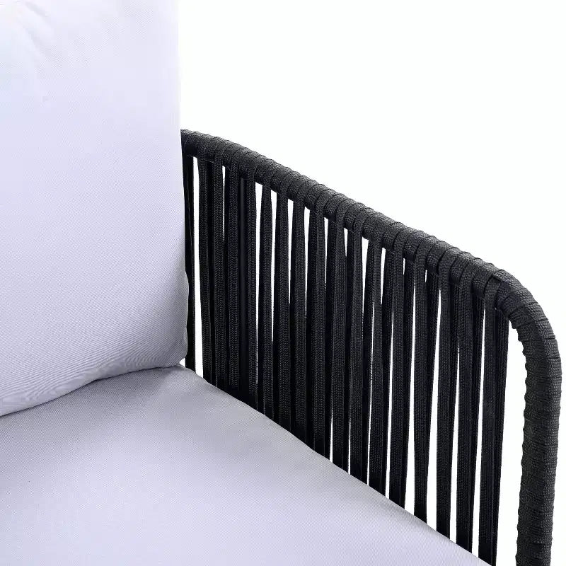 Set da esterno Christopher Knight Home Anil composto da 2 pezzi, con divano in legno di acacia e metallo e tavolino da caffè con doghe