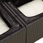 VidaXL modulaire loungeset voor buiten met kussens in verschillende kleuren