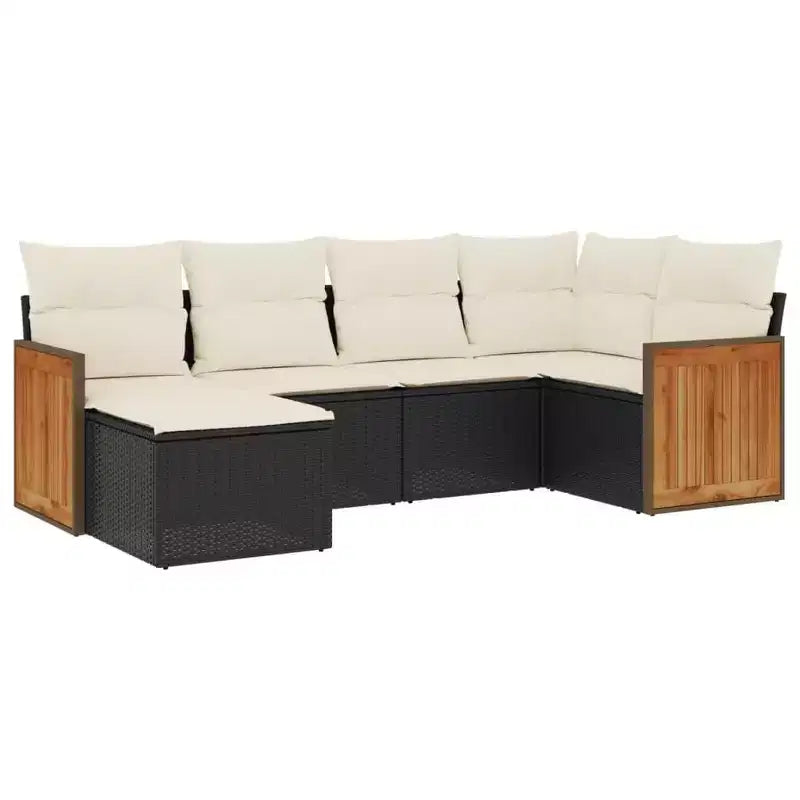 vidaXL Modular Patio Sofa Set with Cushions - Multiple Colors