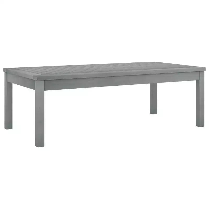 vidaXL Set da giardino con lounge, grigio, in legno massello di acacia, 100% poliestere Standard