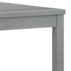 vidaXL Set da giardino con lounge, grigio, in legno massello di acacia, 100% poliestere Standard
