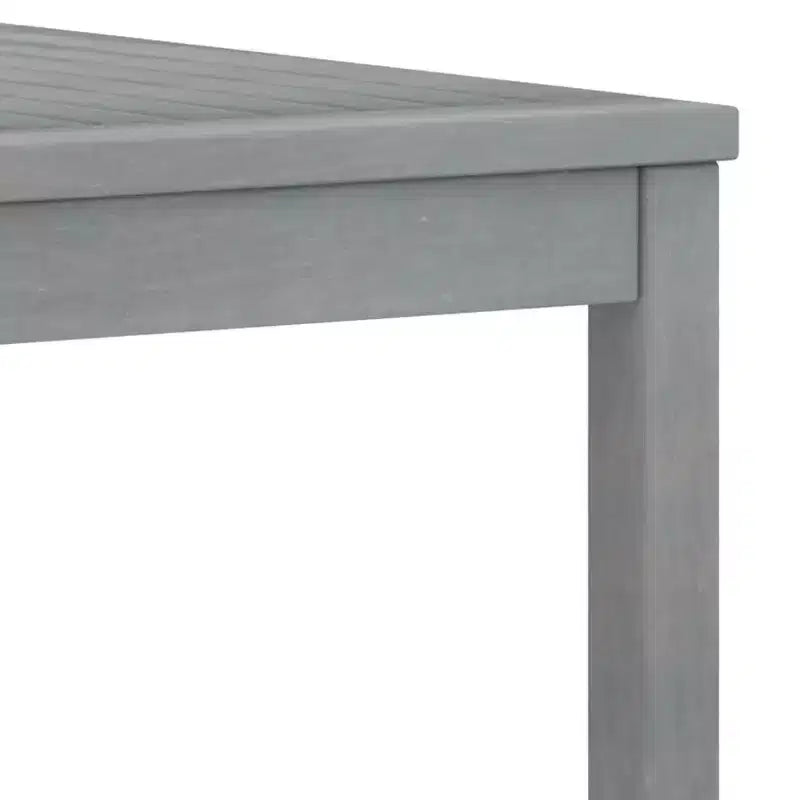 vidaXL Set da giardino con lounge, grigio, in legno massello di acacia, 100% poliestere Standard
