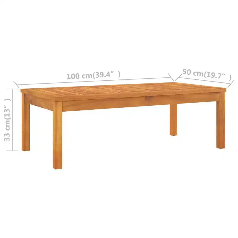 vidaXL Set da giardino con lounge, grigio, in legno massello di acacia, 100% poliestere Standard