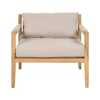 Juego de exterior Christopher Knight Home Justina de 3 piezas, con silla de cuerda de madera de acacia y mesa auxiliar con azulejos de cerámica