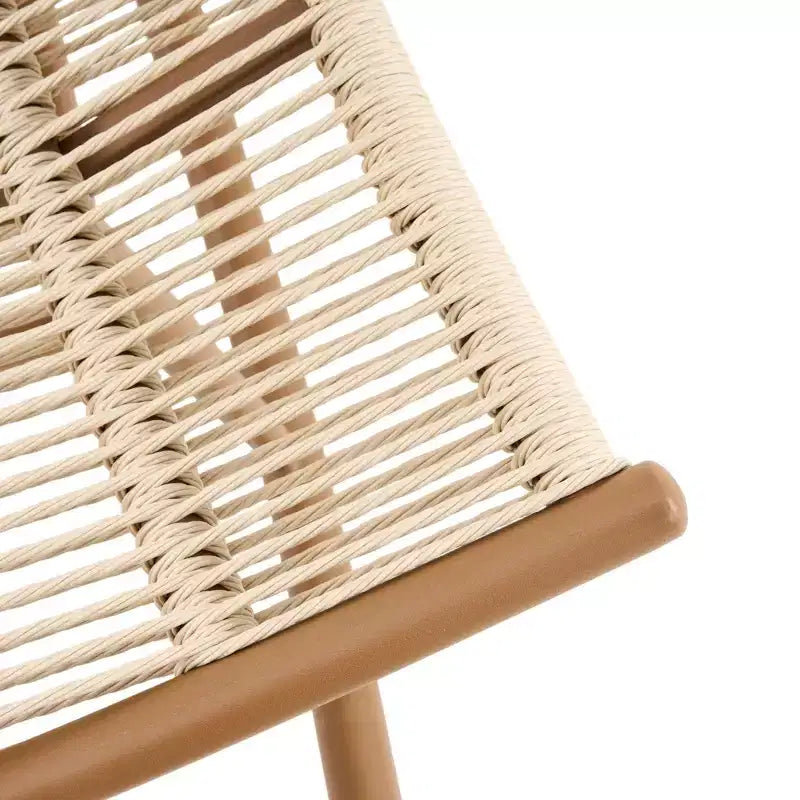 Set di sedute da patio Christopher Knight Home Nadine, moderno in metallo, con sedia a dondolo e piano del tavolo in ceramica