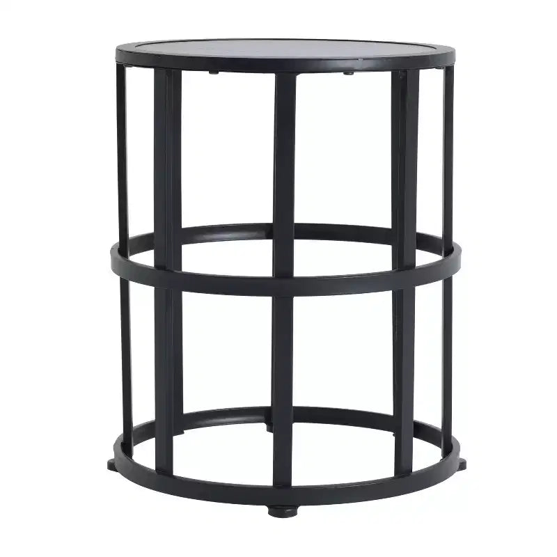 Set di sedute da patio Christopher Knight Home Nadine, moderno in metallo, con sedia a dondolo e piano del tavolo in ceramica