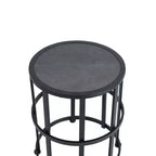 Set di sedute da patio Christopher Knight Home Nadine, moderno in metallo, con sedia a dondolo e piano del tavolo in ceramica