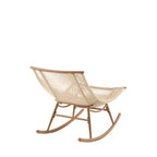 Set di sedute da patio Christopher Knight Home Nadine, moderno in metallo, con sedia a dondolo e piano del tavolo in ceramica