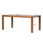 Conjunto de 7 piezas de sillas laterales modernas de acacia para patio con cuerda tejida de PE y mesa con listones Ratchanon de Christopher Knight Home