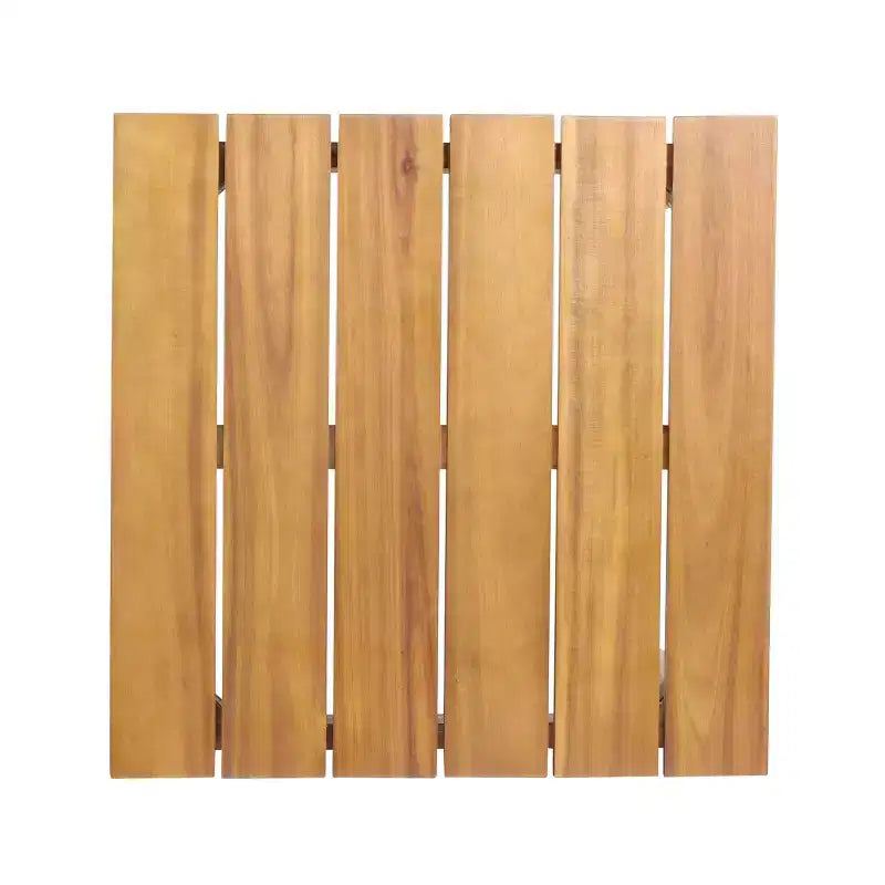 Christopher Knight Home Chalida moderne 2-delige set voor het terras met acaciahouten ligstoel en bijzettafel, met rugleuning in 3 standen