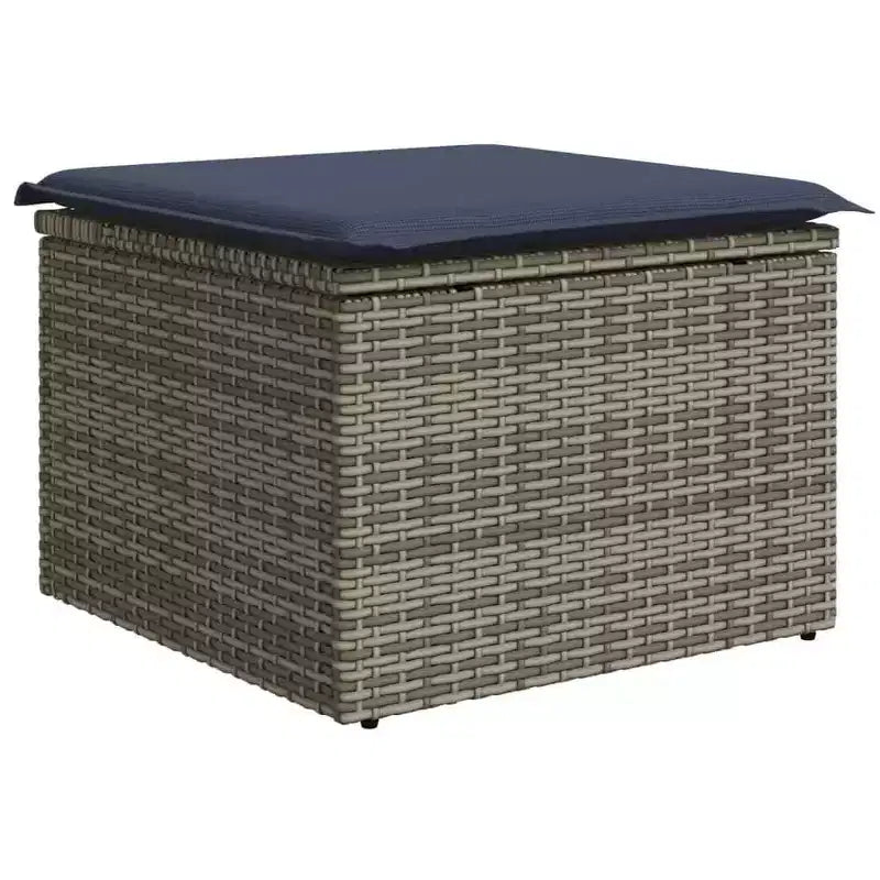 vidaXL Gartensofa-Set, 4-teilig, brauner Poly-Rattan