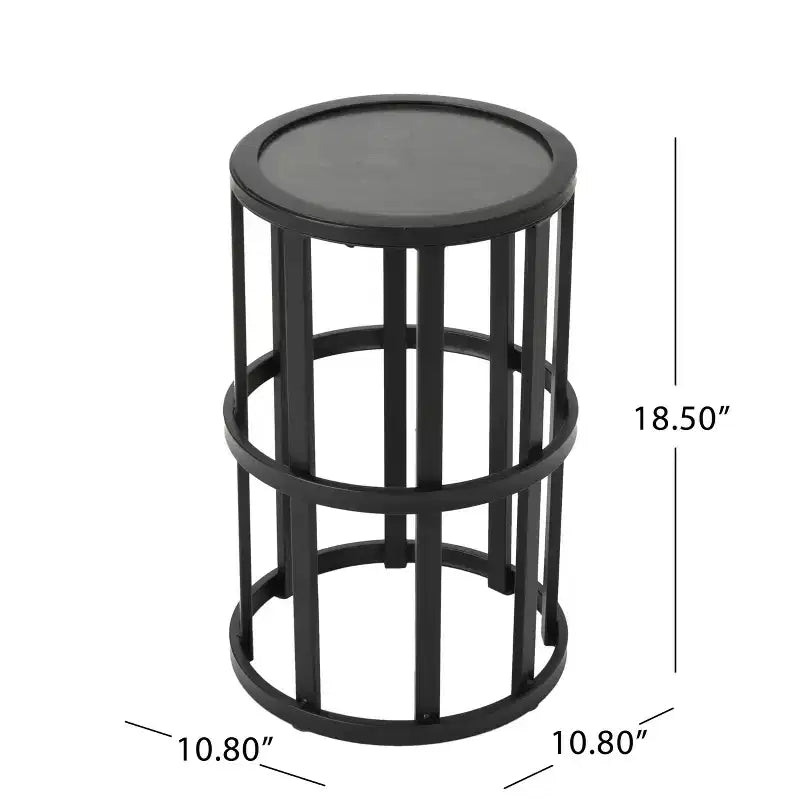 Conjunto de sillas giratorias modernas de acacia para patio con diseño de cuerda y mesa de metal Suriya de Christopher Knight Home