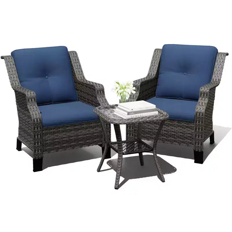 UPTIOT premium loungeset voor buiten met draaistoelen en salontafel