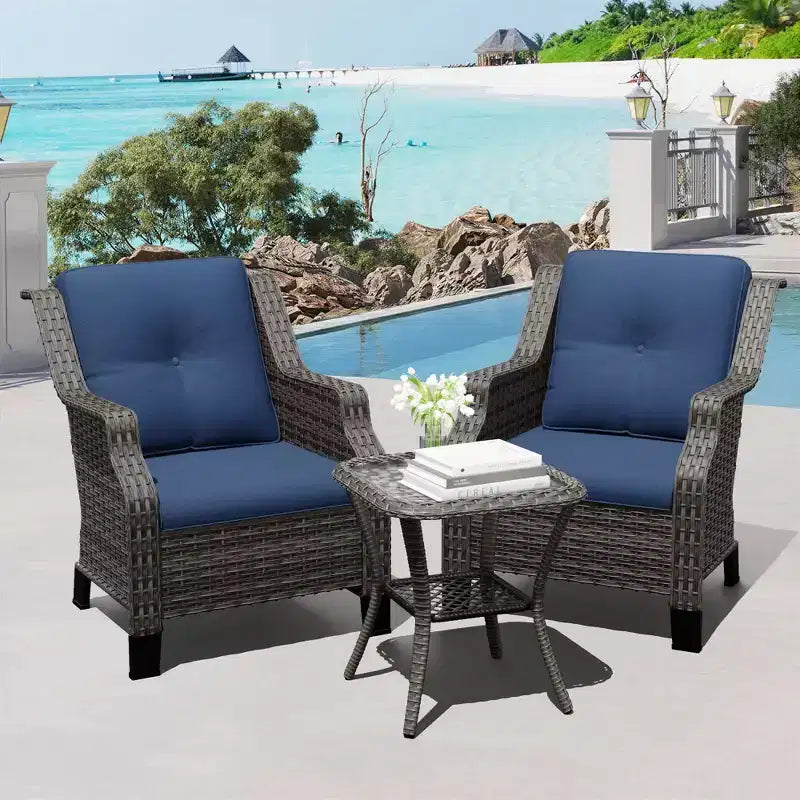 UPTIOT premium loungeset voor buiten met draaistoelen en salontafel