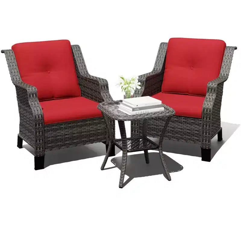 UPTIOT premium loungeset voor buiten met draaistoelen en salontafel