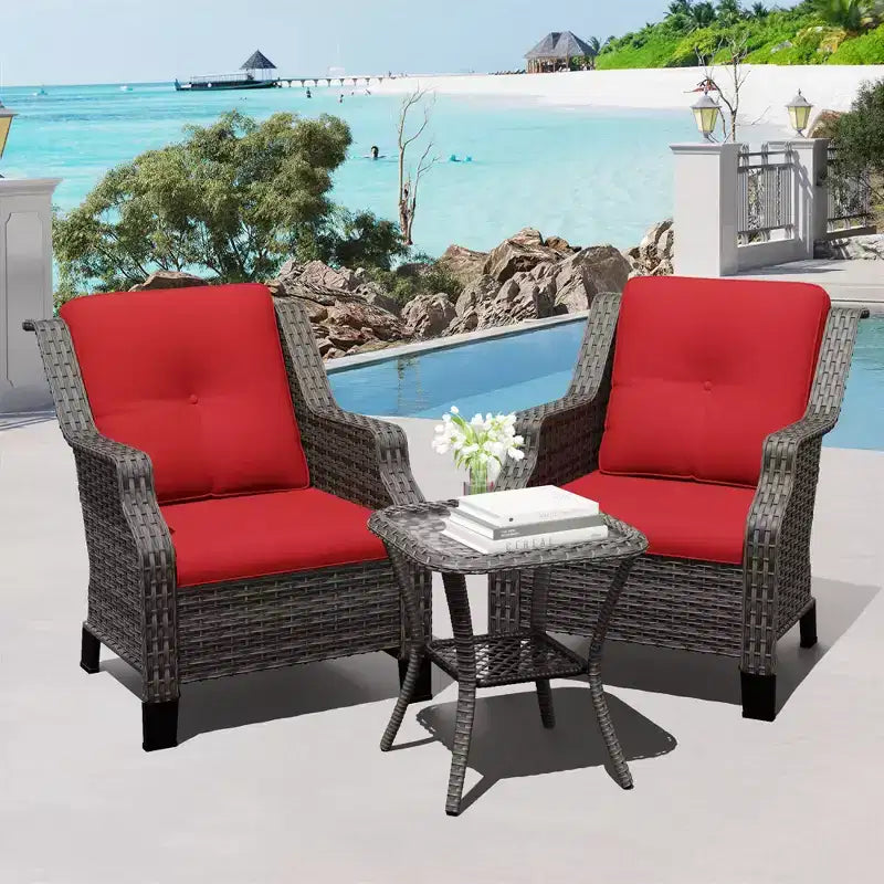 UPTIOT premium loungeset voor buiten met draaistoelen en salontafel