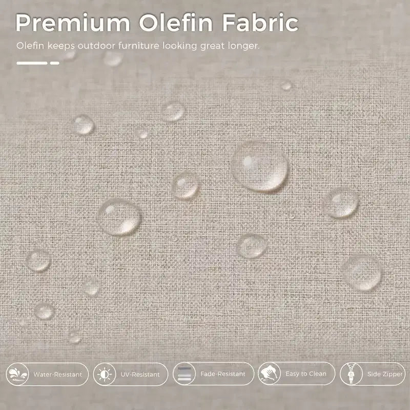 UPTIOT premium loungeset voor buiten met draaistoelen en salontafel