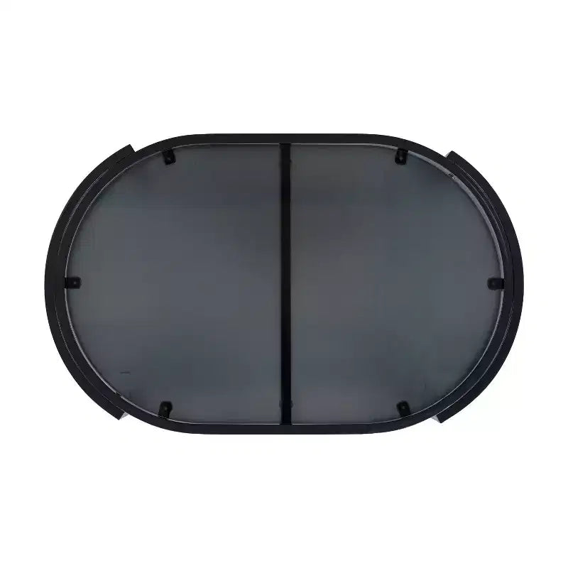 Christopher Knight Home Daniela moderne 4-delige aluminium terrasmeubelset met gebogen rugleuning, kussen en tafelblad van gehard glas