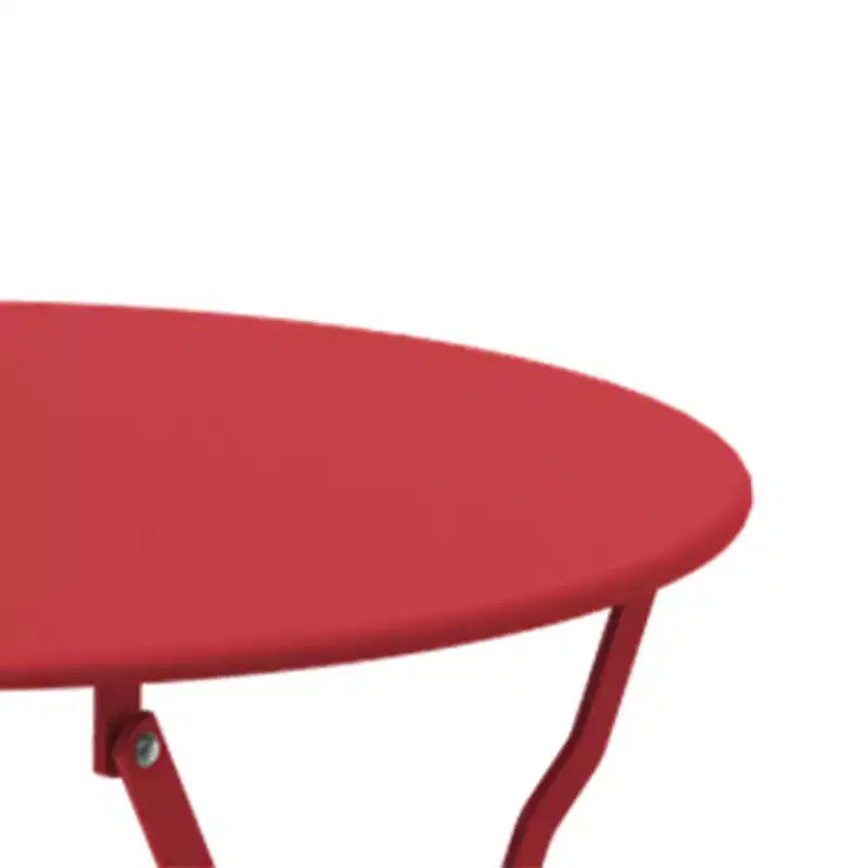 Conjunto portátil plegable de mesa y sillas de tres piezas para exteriores