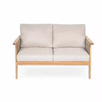 2/4-Piece Patio Conversation Set, Acacia Wood Outdoor Furniture Set with Loveseat Sofa, Table, Chair for Garden/Balcony/Backyard - ModernLuxe