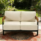 Lantine 50.39'' Wide Outdoor Patio Sofa With Cushions