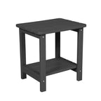 Set GDFStudio Fern da esterno composto da 3 pezzi, con chaise longue, tavolino laterale e schienale regolabile
