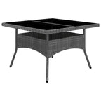 Ensemble de salle à manger vidaXL gris et marron