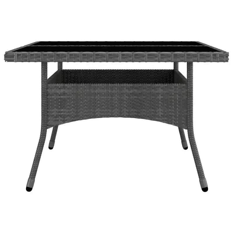 Ensemble de salle à manger vidaXL gris et marron