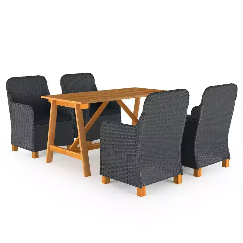 vidaXL Dining Set Acacia Wood