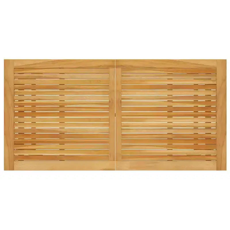 vidaXL Dining Set Solid acacia wood, PE rattan, powder-coated steel