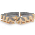 vidaXL Garden Lounge Set Pinewood Solid Pinewood Modular