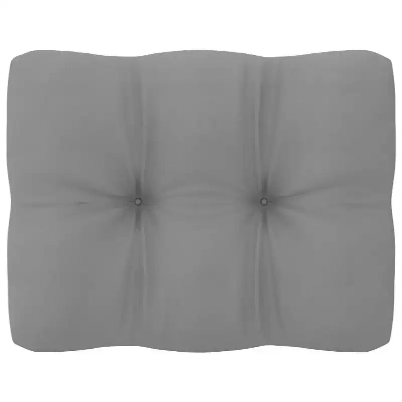 Ensemble de salon de jardin vidaXL gris en bois de pin massif, grand et modulable