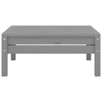 vidaXL Ensemble de salon de jardin modulaire gris en pin massif, de taille moyenne