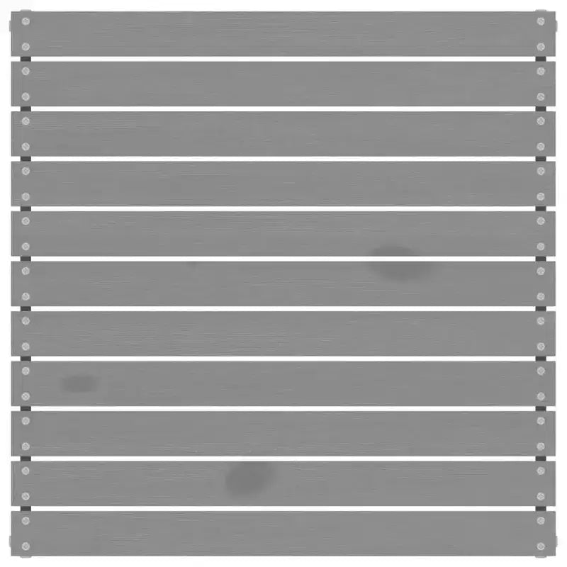 Ensemble de détente de jardin vidaXL en bois de pin massif gris, 5 pièces, modulaire
