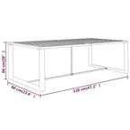 Ensemble de détente de jardin vidaXL anthracite