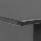 vidaXL Ensemble de salle à manger noir en rotin PVC, ensemble de salle à manger carré de taille moyenne et durable