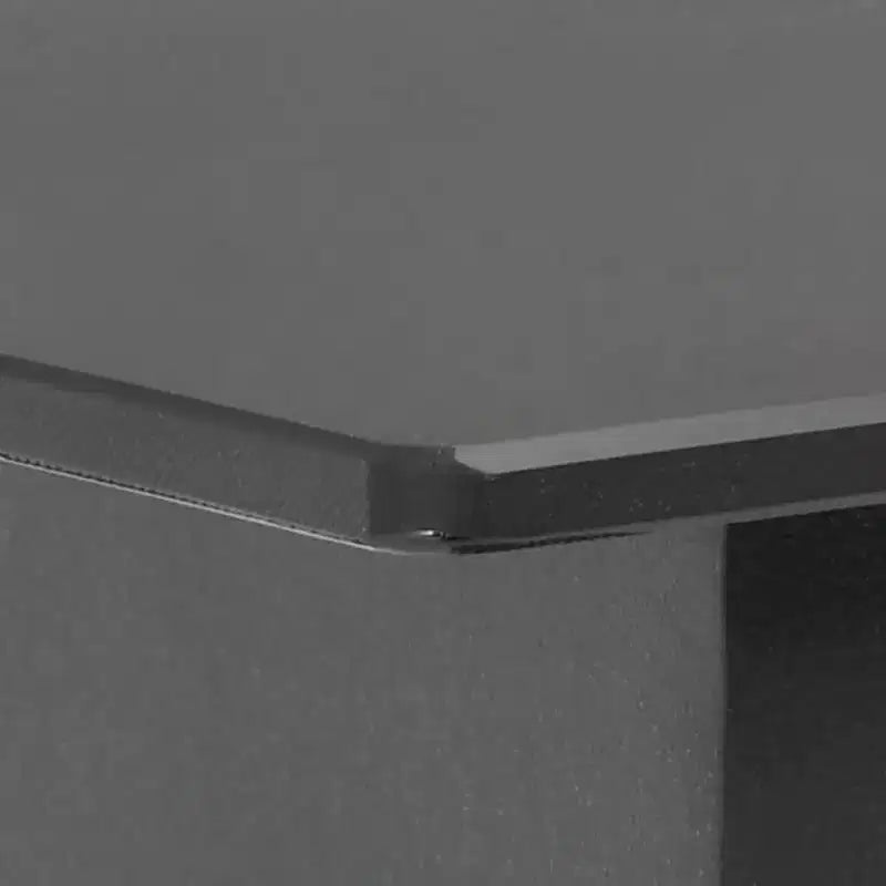 vidaXL Ensemble de salle à manger noir en rotin PVC, ensemble de salle à manger carré de taille moyenne et durable