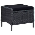 Ensemble de salle à manger vidaXL pour terrasse, en bois d’acacia massif gris foncé, taille moyenne