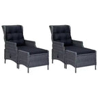 Ensemble de salle à manger vidaXL pour terrasse, en bois d’acacia massif gris foncé, taille moyenne