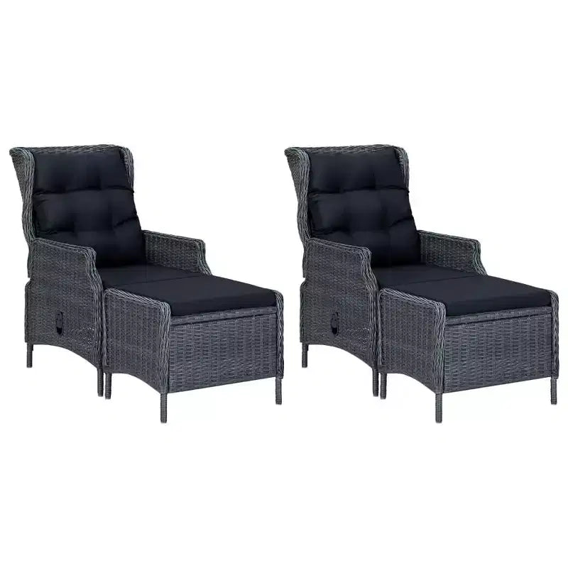 Ensemble de salle à manger vidaXL pour terrasse, en bois d’acacia massif gris foncé, taille moyenne