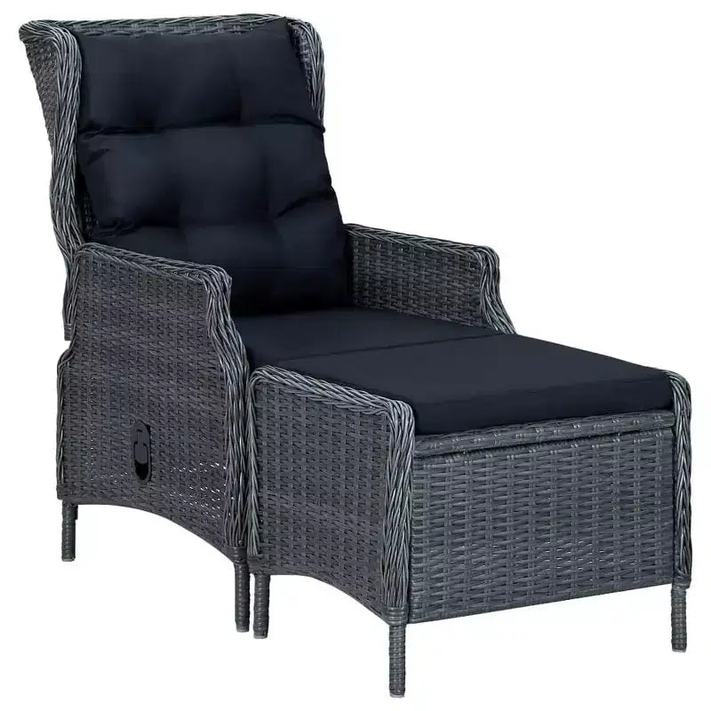 Ensemble de salle à manger vidaXL pour terrasse, en bois d’acacia massif gris foncé, taille moyenne