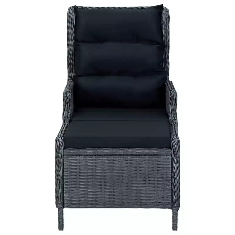 Ensemble de salle à manger vidaXL pour terrasse, en bois d’acacia massif gris foncé, taille moyenne
