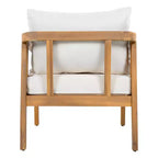 Christopher Knight Home Sunny moderne 5-teilige Sitzgruppe aus Akazienholz mit rechteckigem Tisch mit Lamellenplatte und 7 Sitzplätzen