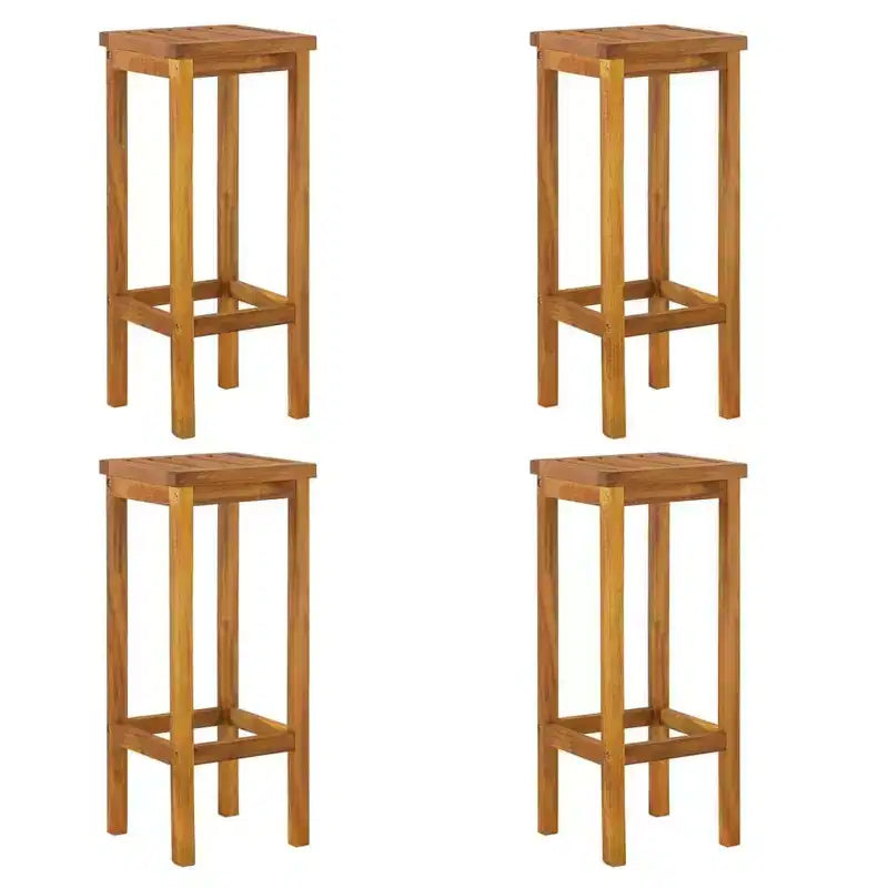 vidaXL Garden Bar Set Natural Wood Solid Acacia wood Large Durable