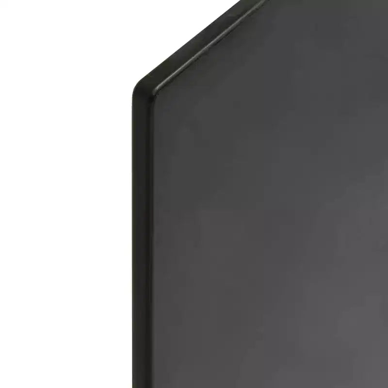 vidaXL Tischplatten, 4-teilig, aus schwarzem gehärtetem Glas