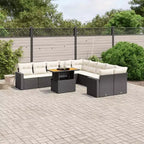 vidaXL Garden Sofa Set PE Rattan Large UV-resistant materials