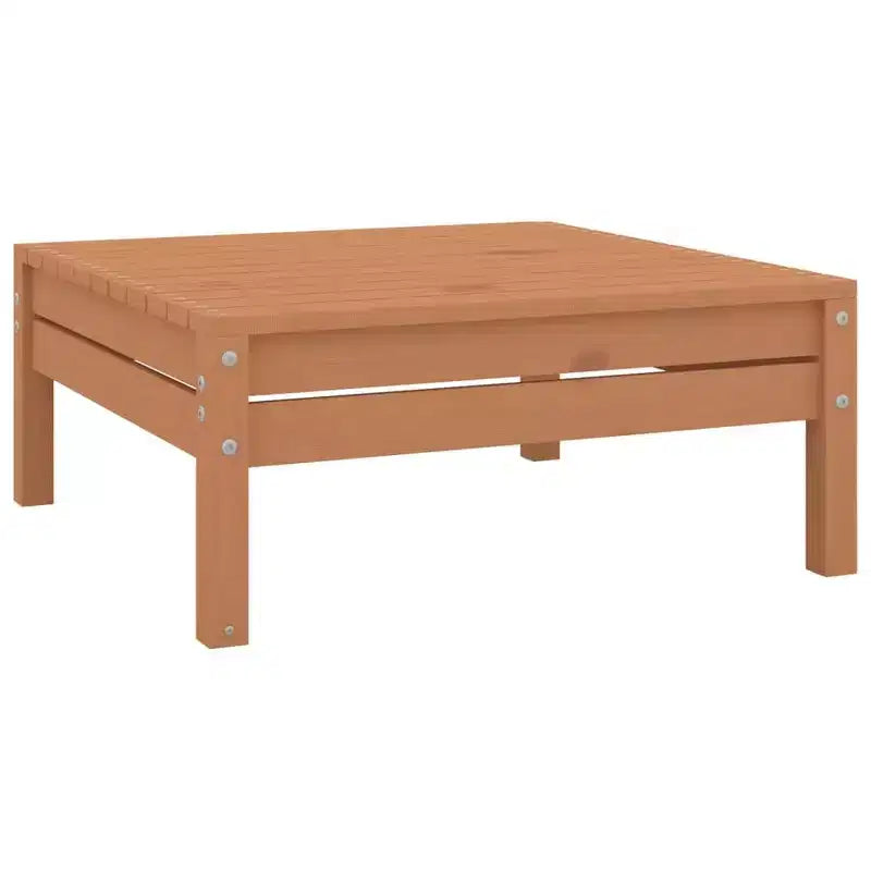 vidaXL Garden Lounge Set Black Solid pinewood Modular Garden Lounge Set