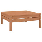 vidaXL Garden Lounge Set Black Solid pinewood Modular Garden Lounge Set