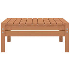 vidaXL Garden Lounge Set Black Solid pinewood Modular Garden Lounge Set